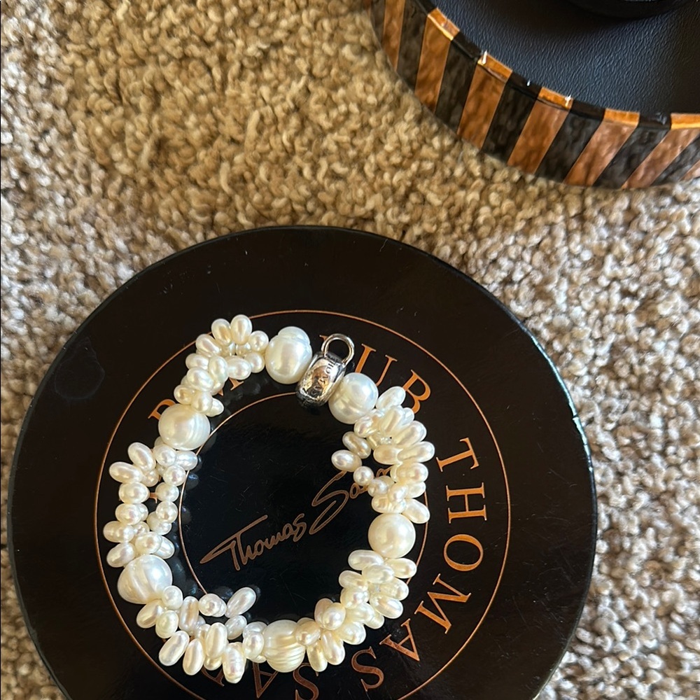 Thomas Sabo White Beaded Bracelet - Picture 7 of 10